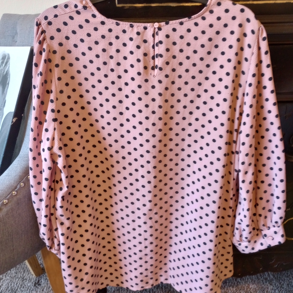 Adrianna Papell balloon 3/4 Sleeve Blouse (3x$10/$25)